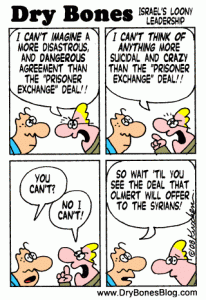 Dry Bones Prisoner Exchange Comic
